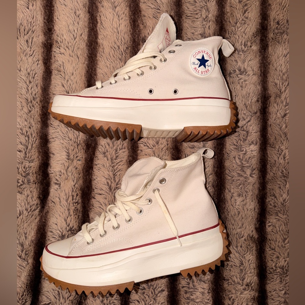 ConverseRun Star Hike High 'Parchment Gum Honey